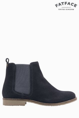 Fat Face Navy Newham Chelsea Boot